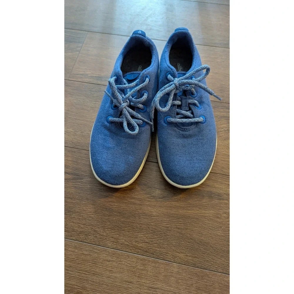 Allbirds Women Wool Runners Blue Merino Wool Sneakers Size 9 WR W9 - Picture 6 of 8